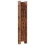 Screen 5 panels hand carved brown mango wood 200x165 cm by , Room dividers - Ref: Foro24-285326, Price: 244,02 €, Discount: %