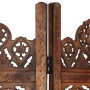 Screen 5 panels hand carved brown mango wood 200x165 cm by , Room dividers - Ref: Foro24-285326, Price: 244,02 €, Discount: %