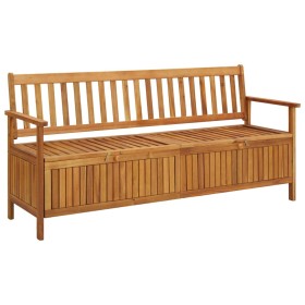 Banco de almacenaje de jardín madera de acacia maciza 170 cm de , Bancos de jardín - Ref: Foro24-310281, Precio: 354,99 €, De...