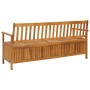 Garden storage bench solid acacia wood 170 cm by , garden benches - Ref: Foro24-310281, Price: 354,72 €, Discount: %