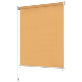 Outdoor roller blind 120x140 cm beige by vidaXL, Blinds and blinds - Ref: Foro24-43417, Price: 32,99 €, Discount: %