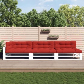 Pallet cushions 7 pieces red fabric by , Cushions for chairs and sofas - Ref: Foro24-3188913, Price: 150,99 €, Discount: %