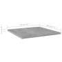 Concrete gray plywood shelf 4 units 40x40x1.5cm by , Shelves - Ref: Foro24-805178, Price: 27,99 €, Discount: %