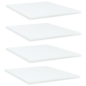 Shelf shelves 4 pcs white plywood 40x50x1.5cm by , Shelves - Ref: Foro24-805186, Price: 30,01 €, Discount: %