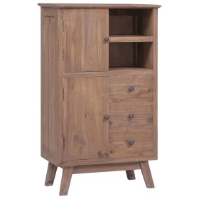 Solid teak wood sideboard 60x30x100 cm by , Lockers and storage cabinets - Ref: Foro24-287739, Price: 239,99 €, Discount: %