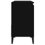 Armario de baño madera contrachapada negro 65x33x60 cm de , Muebles de baño - Ref: Foro24-819829, Precio: 68,04 €, Descuento: %