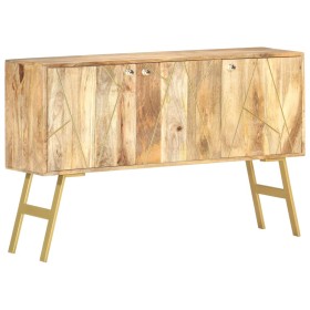 Sideboard aus massivem Mangoholz, 118 x 30 x 75 cm von , Sideboards - Ref: Foro24-285873, Preis: 276,96 €, Rabatt: %