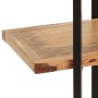 3-tier solid mango wood shelf 160x31x80 cm by , Bookcases and shelves - Ref: Foro24-286604, Price: 214,24 €, Discount: %