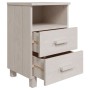 HAMAR bedside table solid white pine wood 40x35x62 cm by vidaXL, Nightstands - Ref: Foro24-340413, Price: 65,34 €, Discount: %