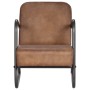 Light brown genuine leather relax armchair by , Armchairs - Ref: Foro24-282901, Price: 248,41 €, Discount: %