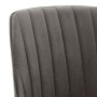 Silla de comedor giratoria de terciopelo gris oscuro de , Sillas de comedor - Ref: Foro24-330801, Precio: 106,99 €, Descuento: %