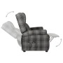 Sillón elevable de tela gris de , Sillones - Ref: Foro24-329468, Precio: 320,99 €, Descuento: %