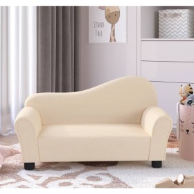 Cream fabric children's sofa by , Sofas - Ref: Foro24-344160, Price: 99,99 €, Discount: %