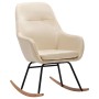 Cream fabric rocking chair by , Rocking chairs - Ref: Foro24-289539, Price: 173,97 €, Discount: %