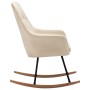 Cream fabric rocking chair by , Rocking chairs - Ref: Foro24-289539, Price: 173,97 €, Discount: %