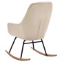 Cream fabric rocking chair by , Rocking chairs - Ref: Foro24-289539, Price: 173,97 €, Discount: %