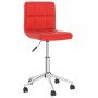 Silla de oficina giratoria de cuero sintético rojo de , Sillas de oficina - Ref: Foro24-334459, Precio: 61,55 €, Descuento: %