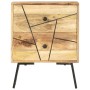 Mesita de noche de madera maciza de mango 40x30x50 cm de , Mesitas de noche - Ref: Foro24-285875, Precio: 111,01 €, Descuento: %