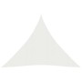 Sail awning HDPE white 160 g/m² 3x3x3 m by , Umbrellas - Ref: Foro24-311252, Price: 18,99 €, Discount: %