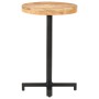 Round bistro table rough mango wood Ø50x75 cm by , Kitchen and dining tables - Ref: Foro24-320263, Price: 106,30 €, Discount: %