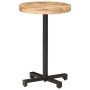 Round bistro table rough mango wood Ø50x75 cm by , Kitchen and dining tables - Ref: Foro24-320263, Price: 106,30 €, Discount: %