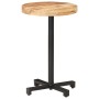 Round bistro table rough mango wood Ø50x75 cm by , Kitchen and dining tables - Ref: Foro24-320263, Price: 106,30 €, Discount: %