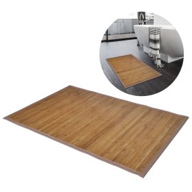 Alfombrillas de baño 2 uds bambú marrón 40x50 cm de , Alfombras y esterillas de baño - Ref: Foro24-242111, Precio: 20,99 €, D...