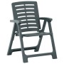 Garden chairs 4 units green plastic by , Garden chairs - Ref: Foro24-315840, Price: 151,42 €, Discount: %