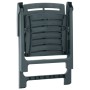 Garden chairs 4 units green plastic by , Garden chairs - Ref: Foro24-315840, Price: 151,42 €, Discount: %