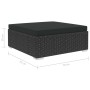 4-piece garden furniture set and black synthetic rattan cushions by , Garden sets - Ref: Foro24-46780, Price: 355,56 €, Disco...