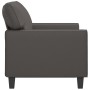 Gray synthetic leather 2-seater sofa 120 cm by , Sofas - Ref: Foro24-349008, Price: 224,99 €, Discount: %