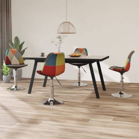 Swivel dining chairs 4 units patchwork fabric by , dining chairs - Ref: Foro24-338407, Price: 334,99 €, Discount: %