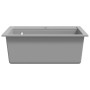 Granite kitchen sink with one gray basin by vidaXL, Sinks - Ref: Foro24-142955, Price: 184,79 €, Discount: %