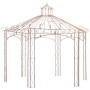 Pérgola de jardín marrón antiguo 4 m hierro de , Carpas y cenadores - Ref: Foro24-45439, Precio: 696,81 €, Descuento: %