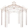 Antique brown garden pergola 4 m iron by , Tents and gazebos - Ref: Foro24-45439, Price: 696,81 €, Discount: %