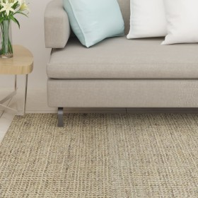 Alfombra de sisal natural gris taupe 80x100 cm de , Alfombras - Ref: Foro24-136376, Precio: 43,99 €, Descuento: %