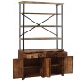 Sideboard with shelves recycled solid wood 120x35x200cm by , Sideboards - Ref: Foro24-244946, Price: 665,20 €, Discount: %