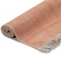 Kilim cotton rug 160x230 cm pink by , Rugs - Ref: Foro24-246541, Price: 49,31 €, Discount: %