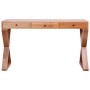 Computer desk solid natural mahogany wood 132x47x77cm by , Desks - Ref: Foro24-283848, Price: 244,86 €, Discount: %