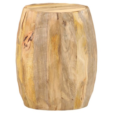 Drum-shaped stool in solid mango wood by , Folding stools and chairs - Ref: Foro24-285910, Price: 161,63 €, Discount: %