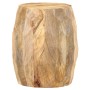 Drum-shaped stool in solid mango wood by , Folding stools and chairs - Ref: Foro24-285910, Price: 161,63 €, Discount: %