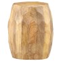 Drum-shaped stool in solid mango wood by , Folding stools and chairs - Ref: Foro24-285910, Price: 161,63 €, Discount: %