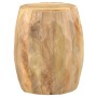 Drum-shaped stool in solid mango wood by , Folding stools and chairs - Ref: Foro24-285910, Price: 161,63 €, Discount: %