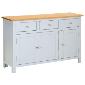 Solid oak wood sideboard 110x33.5x70 cm by , Sideboards - Ref: Foro24-288633, Price: 201,99 €, Discount: %