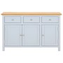 Solid oak wood sideboard 110x33.5x70 cm by , Sideboards - Ref: Foro24-288633, Price: 201,99 €, Discount: %