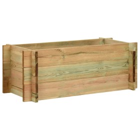 Vegetable planter impregnated pine wood 80 cm by vidaXL, Pots and planters - Ref: Foro24-43348, Price: 50,19 €, Discount: %