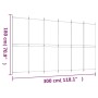 Divider screen with 6 white fabric panels 300x180 cm by , Room dividers - Ref: Foro24-350222, Price: 53,11 €, Discount: %