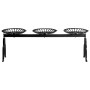 Banco de 3 plazas hierro fundido negro 155 cm de , Bancos de jardín - Ref: Foro24-286248, Precio: 171,99 €, Descuento: %