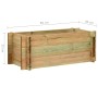 Jardinera de verduras madera pino impregnada 80 cm de vidaXL, Maceteros y jardineras - Ref: Foro24-43348, Precio: 50,19 €, De...