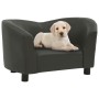 Hundesofa dunkelgraues Kunstleder 67x41x39 cm von , Betten für Hunde - Ref: Foro24-171027, Preis: 75,99 €, Rabatt: %